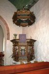 Interiör från Skummeslövs kyrka 