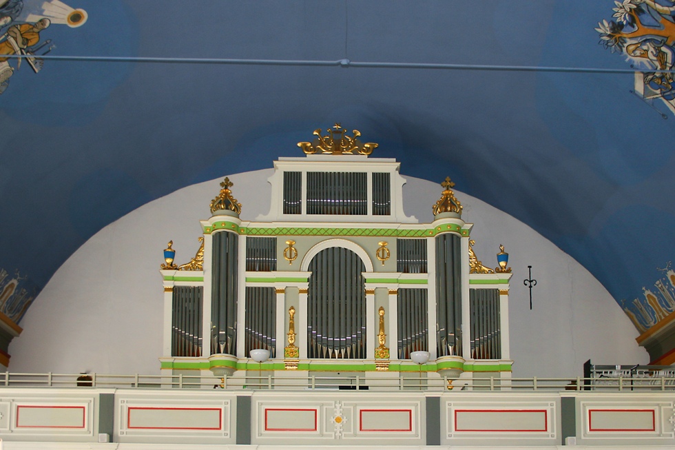 Orgelfasad S:t Clemens kyrka